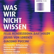 Plakat für Chorsymphonsische Konzert in Dresen am 23./24.032024