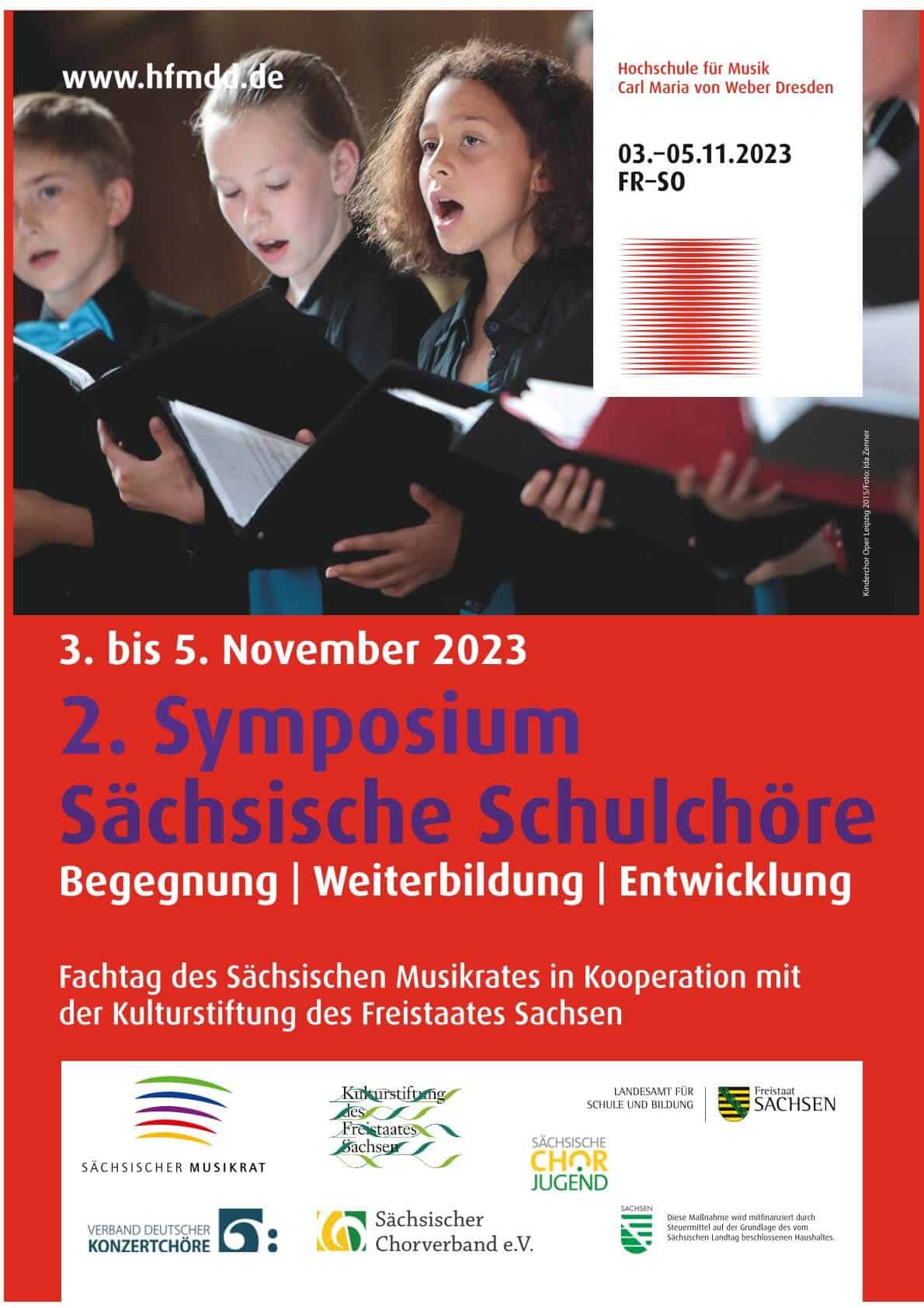 Poster 2. Symposium Sächsische Schulchöre