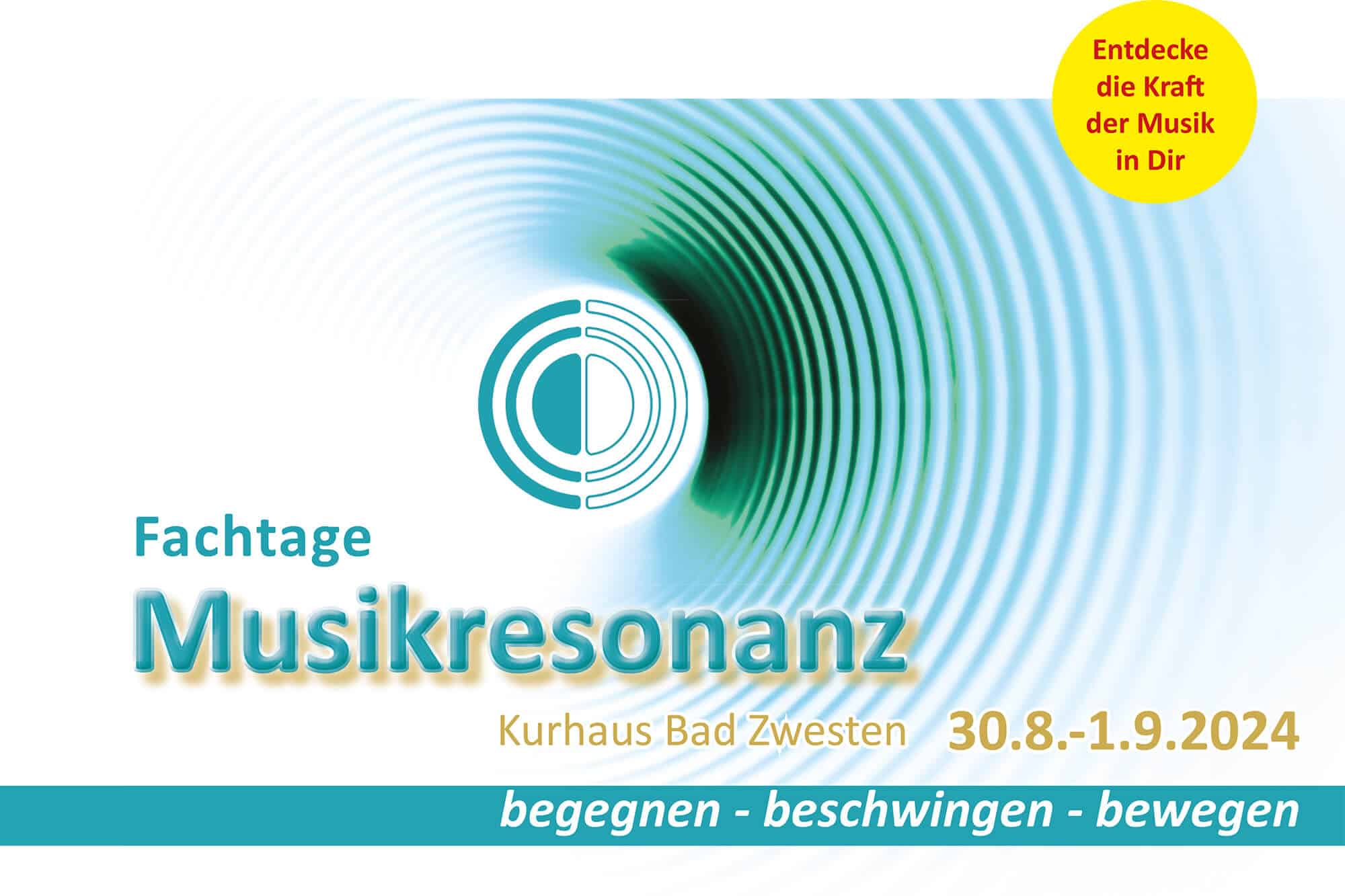 Plakat zur Fachtagung Musikresonanz 2024 in Bad Zwesten