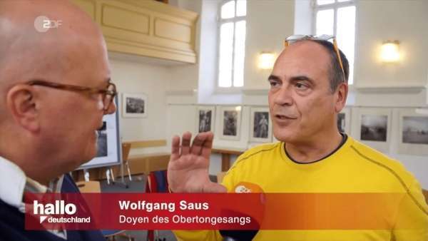 Achim Winter, ZDF, im Obertonkurs mit Wolfgang Saus